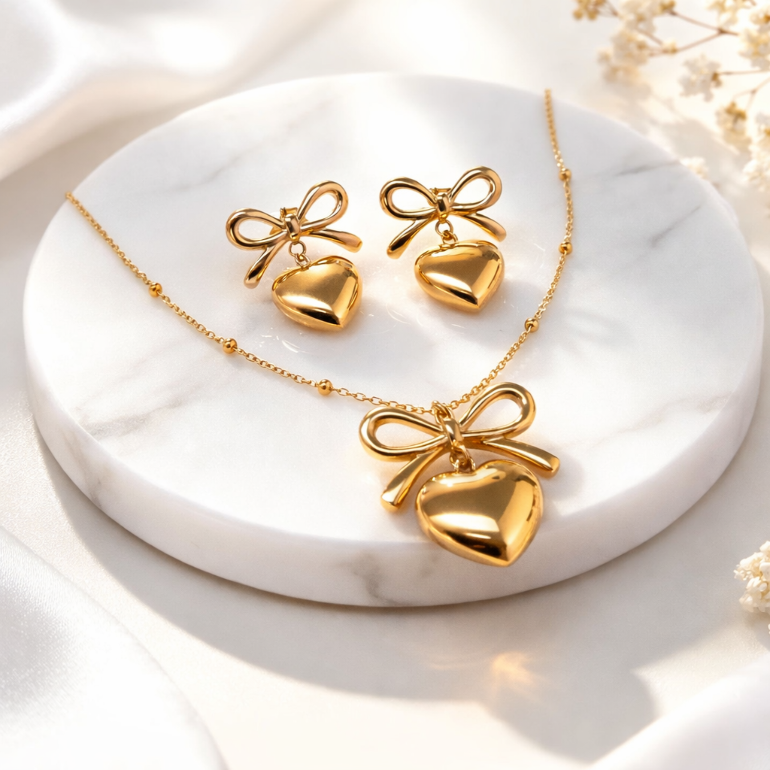 Heart Combo Set of Stainless Steel